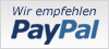 Logo PayPal empfohlen